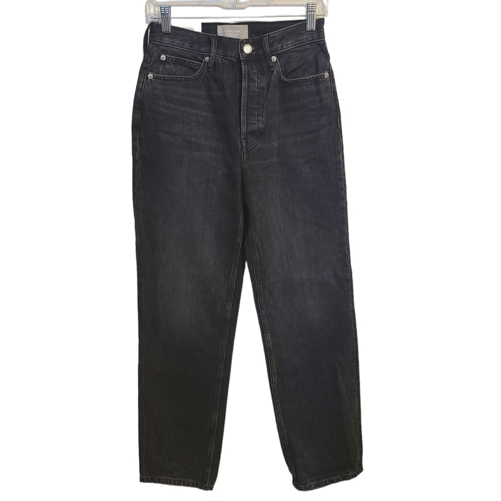 Everlane | Women's Black The 90s Way High Jeans (Size 25 Long) - Picture 2 of 16